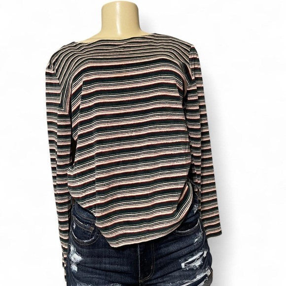 Route 66 Multicolor Striped Blouse - Picture 1 of 3